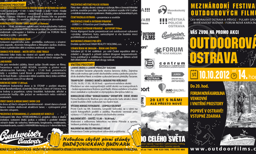 Outdoorová Ostrava ve středu odpoledne Outdoorová Ostrava ve středu odpoledne