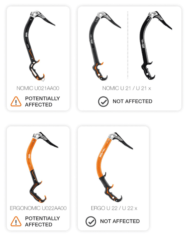 Petzl stahuje z trhu špičkové cepíny Nomic a Ergonomic