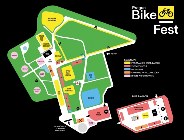 Prague Bike Fest se koná na Výstavišti v sobotu 22. dubna