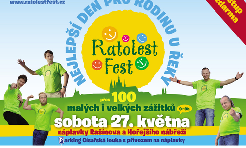 Ratolest Fest bude nejlepší den pro rodinu u řeky Ratolest Fest bude nejlepší den pro rodinu u řeky