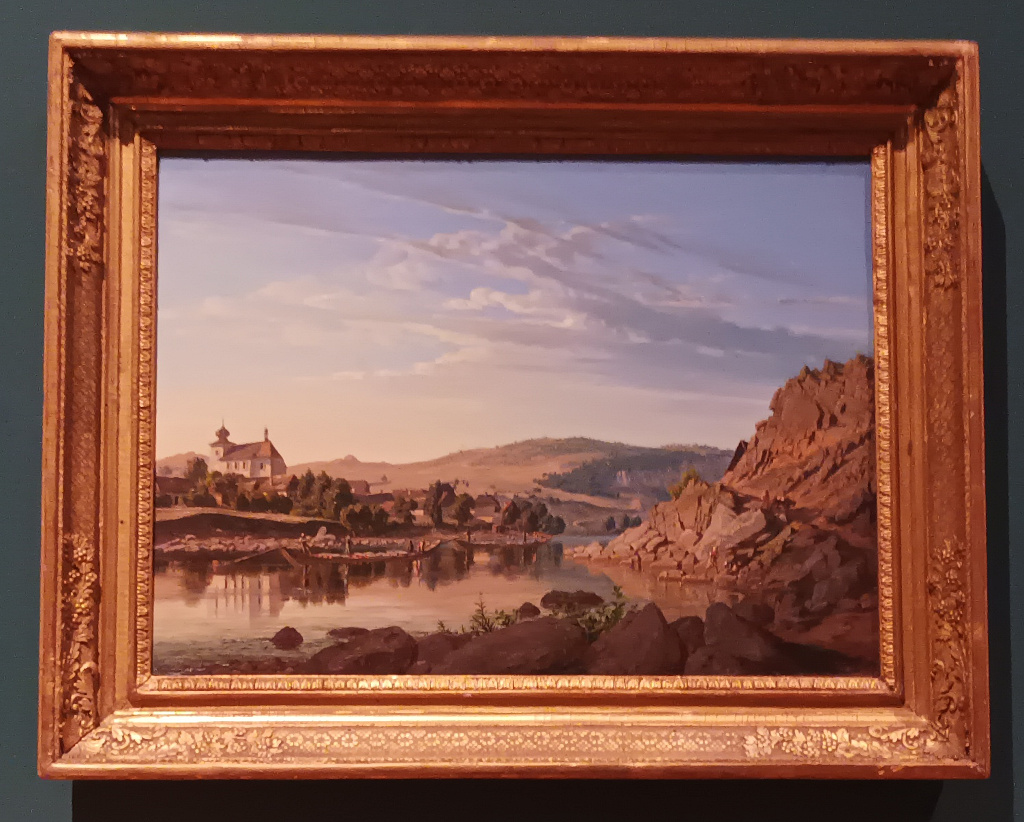 Karel Robert Croll: Vltava u Kamýku 1842.
