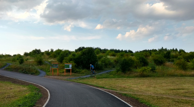 Singltrail Praha - Letňany