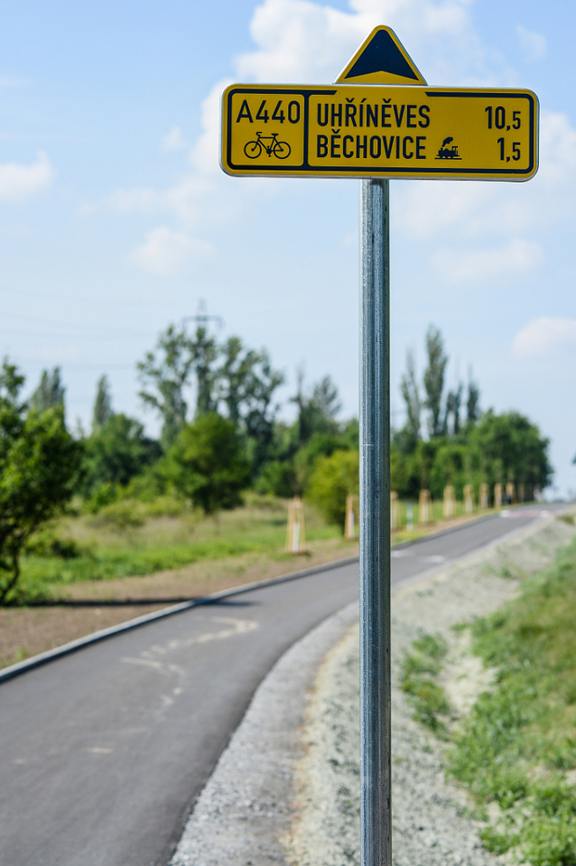 Jakou cyklostezku postavil Strabag do Běchovic?