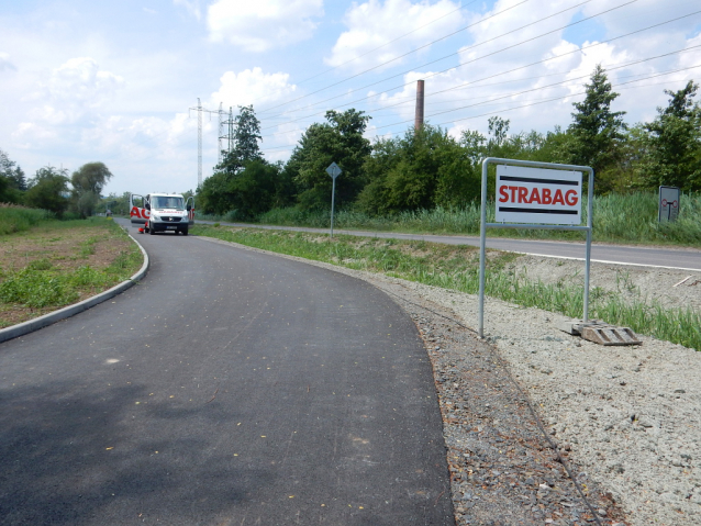 Jakou cyklostezku postavil Strabag do Běchovic?