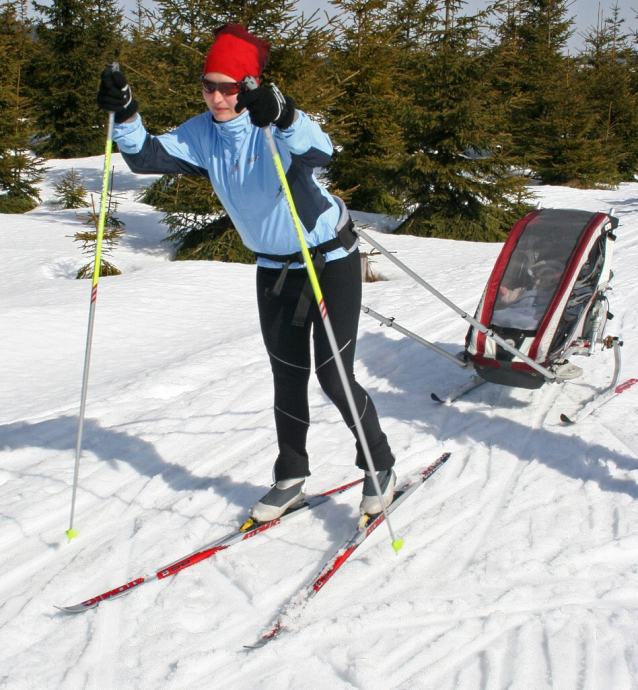 Na běžky s miminem? Skiset je řešení