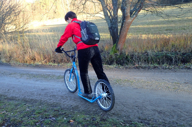 Hradecké lesy na koloběžce