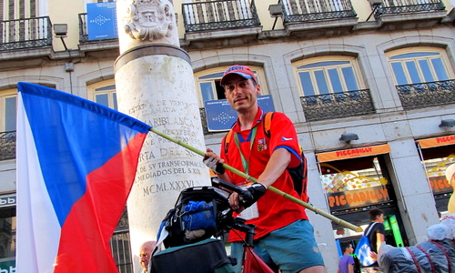 3000 km in 28 days on a scooter to Madrid 