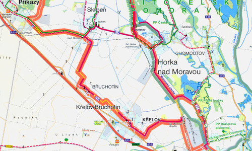 Do Litovelského Pomoraví z Olomouce na kole Do Litovelského Pomoraví z Olomouce na kole