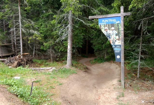 Bikepark Kopřivná také pro začátečníky a bázlivé bikery