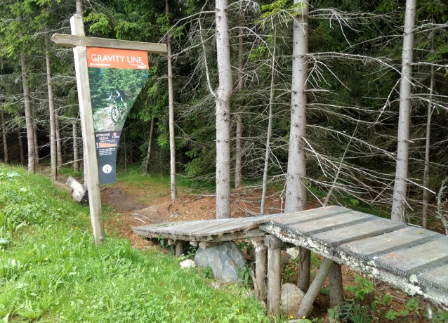 Bikepark Kopřivná také pro začátečníky a bázlivé bikery