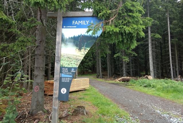 Bikepark Kopřivná také pro začátečníky a bázlivé bikery