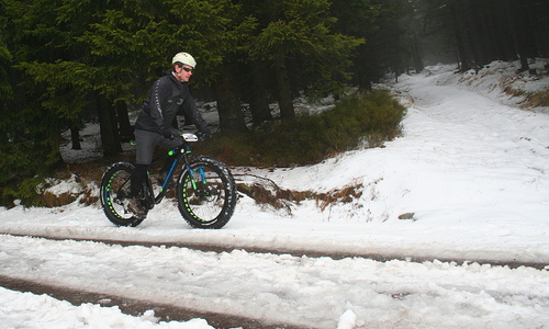 Snowbike je v Peci lepší než lyže