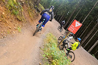 Klínovec - cykloturisté v trailcentru Klínovec - cykloturisté v trailcentru