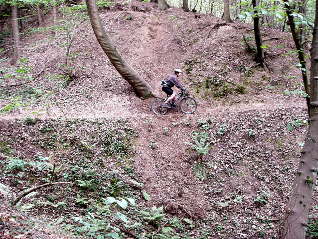 Bikeři na Závisti v Praze