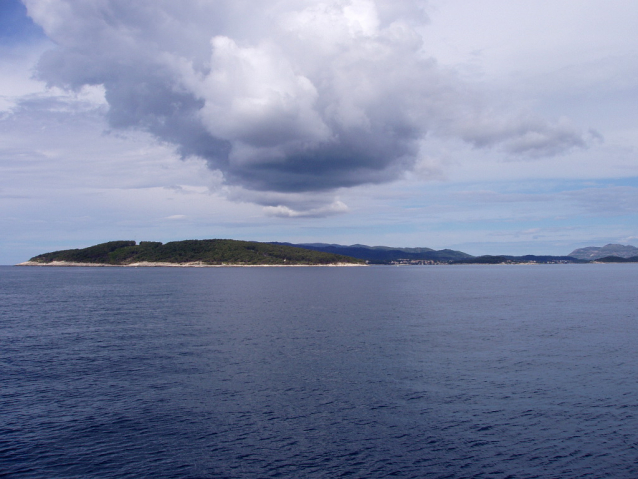 V sedle na Korčule