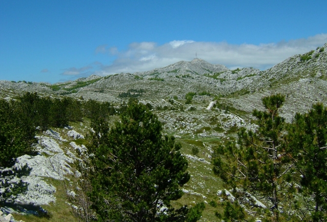 Chorvatské hory Biokovo, Velebit, Dinara a Mosor