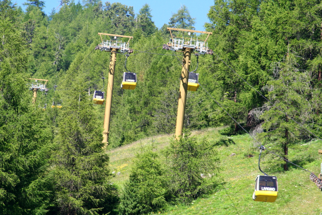 Carosello 3000: flow biking Livigno