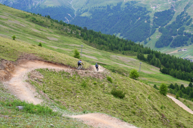 Mottolino: bikepark pro každého sjezdaře, amatéra i profíka