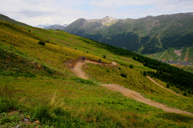 Mottolino: bikepark pro každého sjezdaře, amatéra i profíka