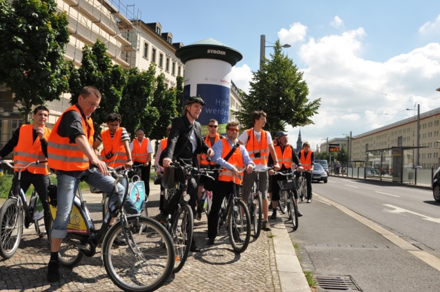 Čeští úředníci zažili cyklistickou dopravu v Německu