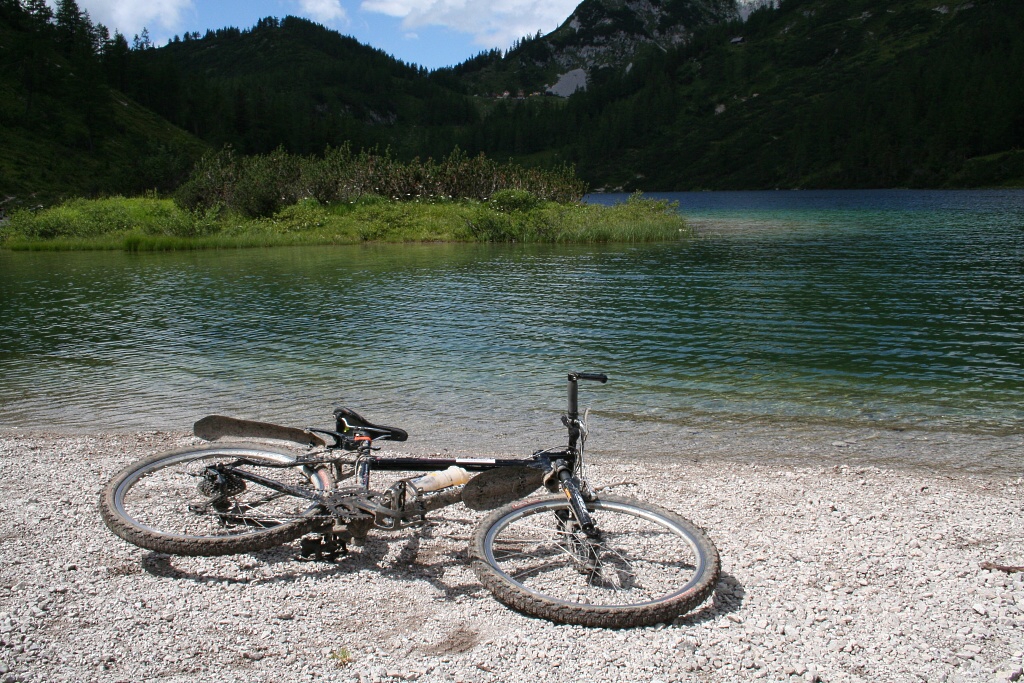 Tauplitzalm, jezero Steirer See.