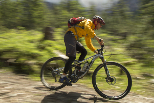 Bikepark Tirol v Matrei pod Europabrücke 