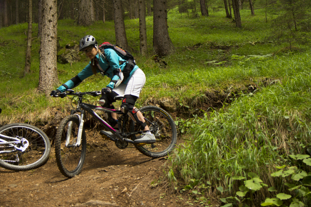 Bikepark Tirol v Matrei pod Europabrücke 