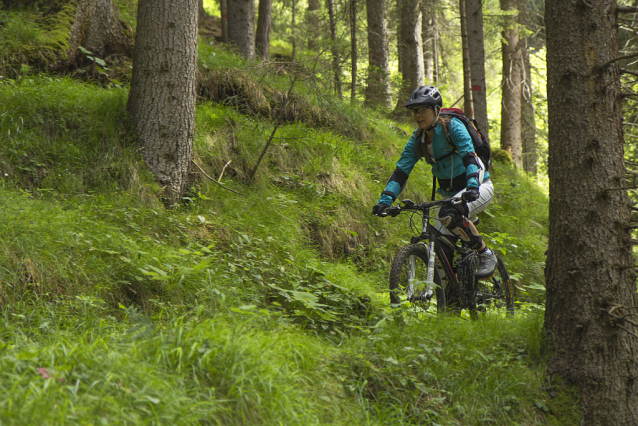 Bikepark Tirol v Matrei pod Europabrücke 