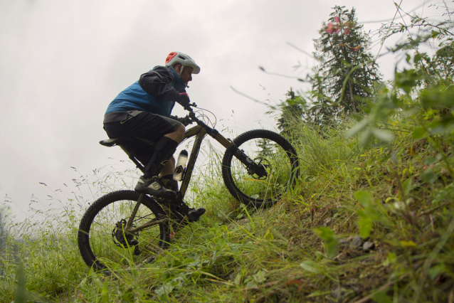 Bikepark Tirol v Matrei pod Europabrücke 