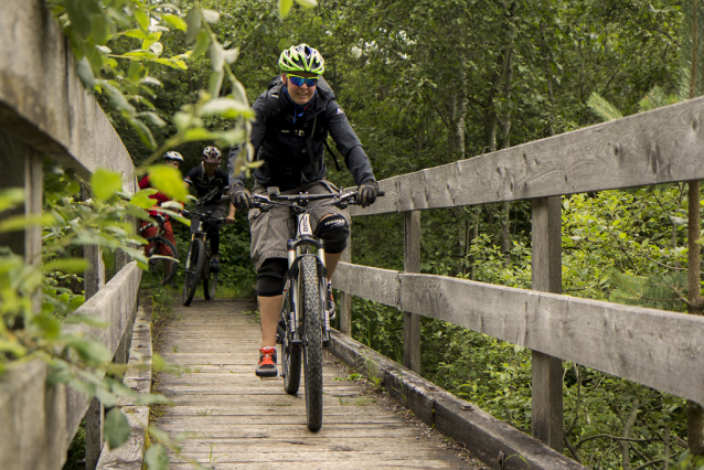 Bikepark Tirol v Matrei pod Europabrücke 