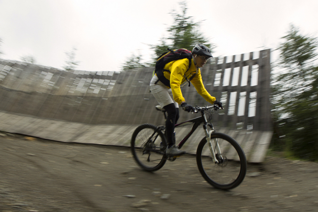 Bikepark Tirol v Matrei pod Europabrücke 