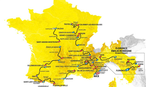 Tour de France poprvé končí mimo Paříž