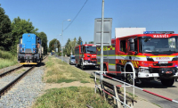 Cyklista vjel pod lokomotivu ve Zlíně