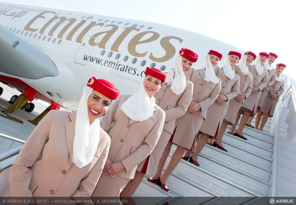 Airbus A380 létá pro Emirates.