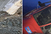 Grossglockner: u chaty se zřítil záchranářský vrtulník Grossglockner: u chaty se zřítil záchranářský vrtulník
