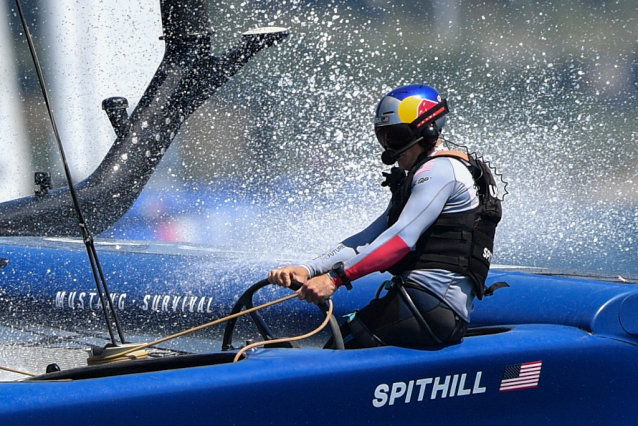 Team Japan celebrate stunning win at SailGP in Taranto