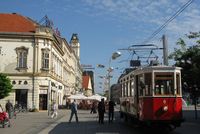 Historická česká tramvaj v Osijeku Historická česká tramvaj v Osijeku