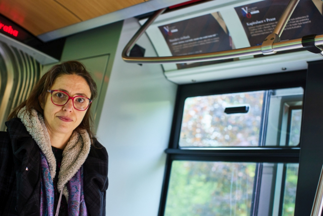 Do pražských ulic vyjela speciální tramvaj odkazující na výročí 80 let od Pražského povstání