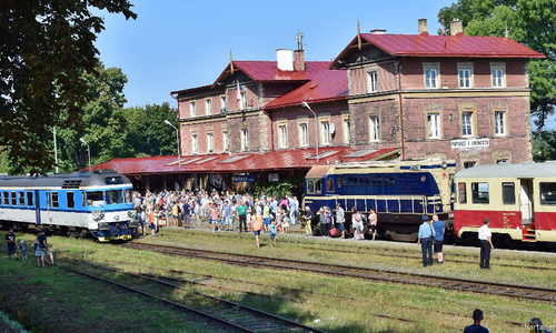 Krkonošská železnice v Martinicích Krkonošská železnice v Martinicích