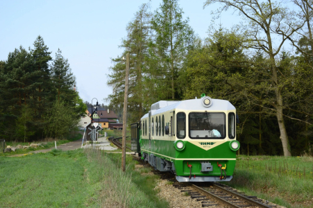 Program nostalgických vlaků v Lužné u Rakovníka