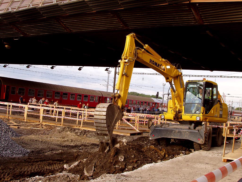 Poprad, rekonstrukce nádraží.