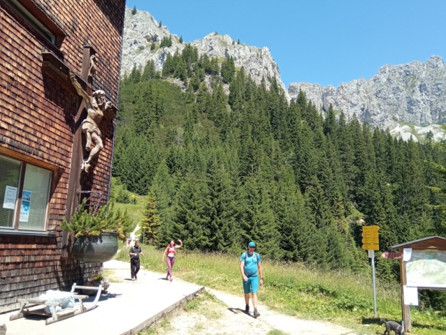 Hüttengrat na Hochwiesler nad Gimpelhaus