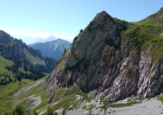 Hüttengrat na Hochwiesler nad Gimpelhaus