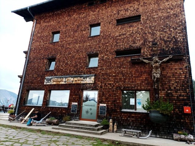 Hüttengrat na Hochwiesler nad Gimpelhaus