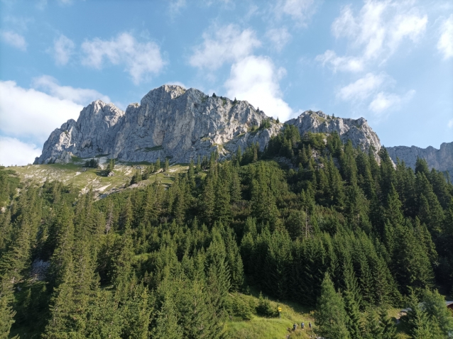 Hüttengrat na Hochwiesler nad Gimpelhaus