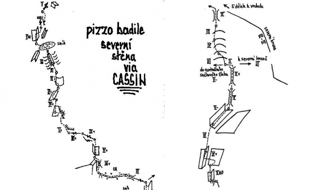 Cassinova cesta na Piz Badile 