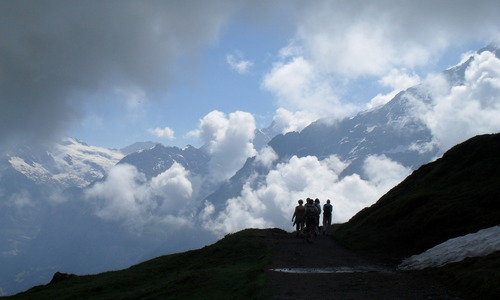 Jungfrau - letní vzpomínka na zimu