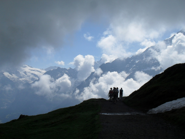 Jungfrau - letní vzpomínka na zimu