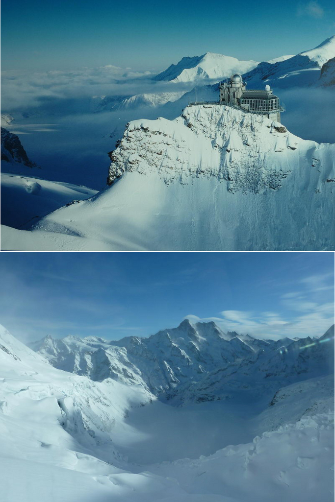 Observatoř na Jungfraujoch.