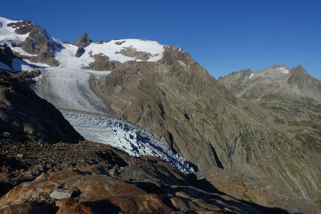 Jak mizí ledovec Triftgletscher